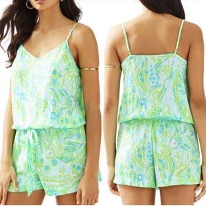Lily Pulitzer Silk Romper M